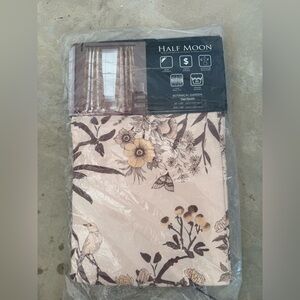 Half Moon Botanical Garden Two Panels Curtains-NWT